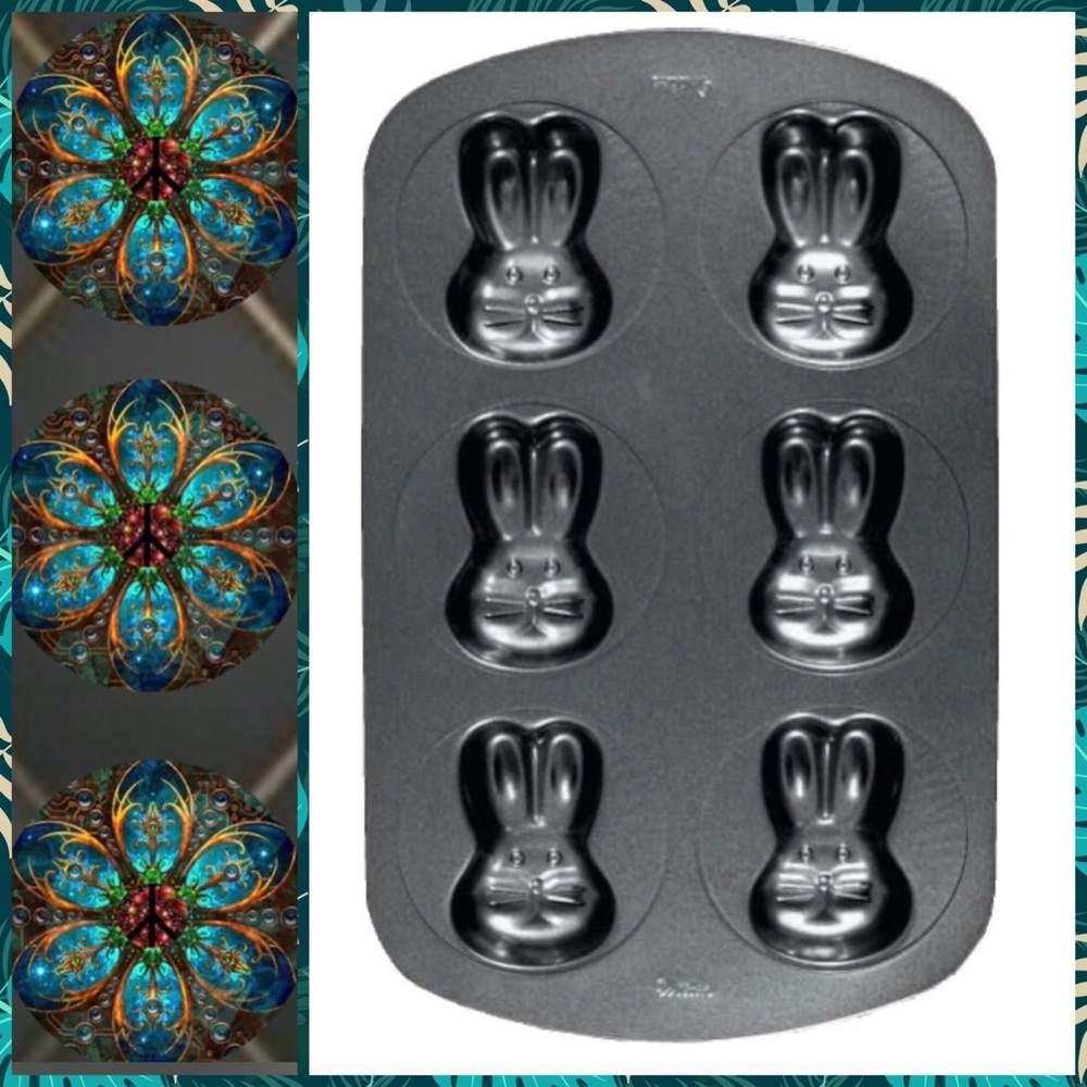 🏠•🔥•5/$25•🔥• Wilton (6) Bunny Baby Cakes Pan